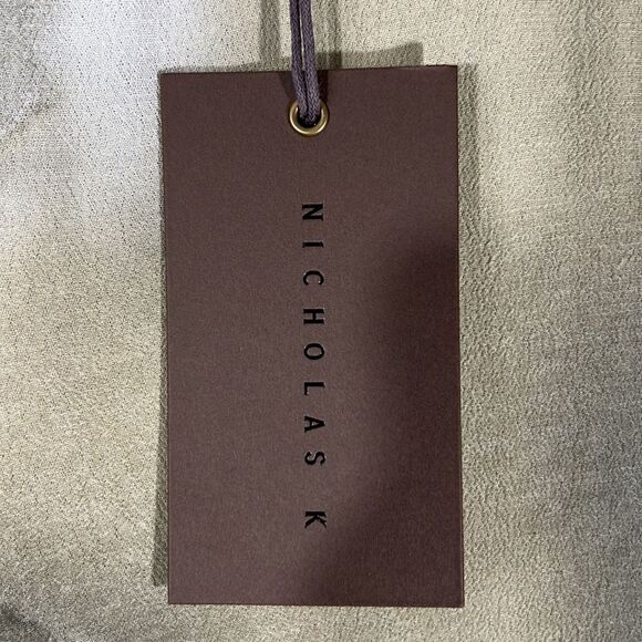 NICHOLAS K JAOA SHIRT DRESS NWT MEDIUM IN SAND/PEBBLE - Picture 9 of 11